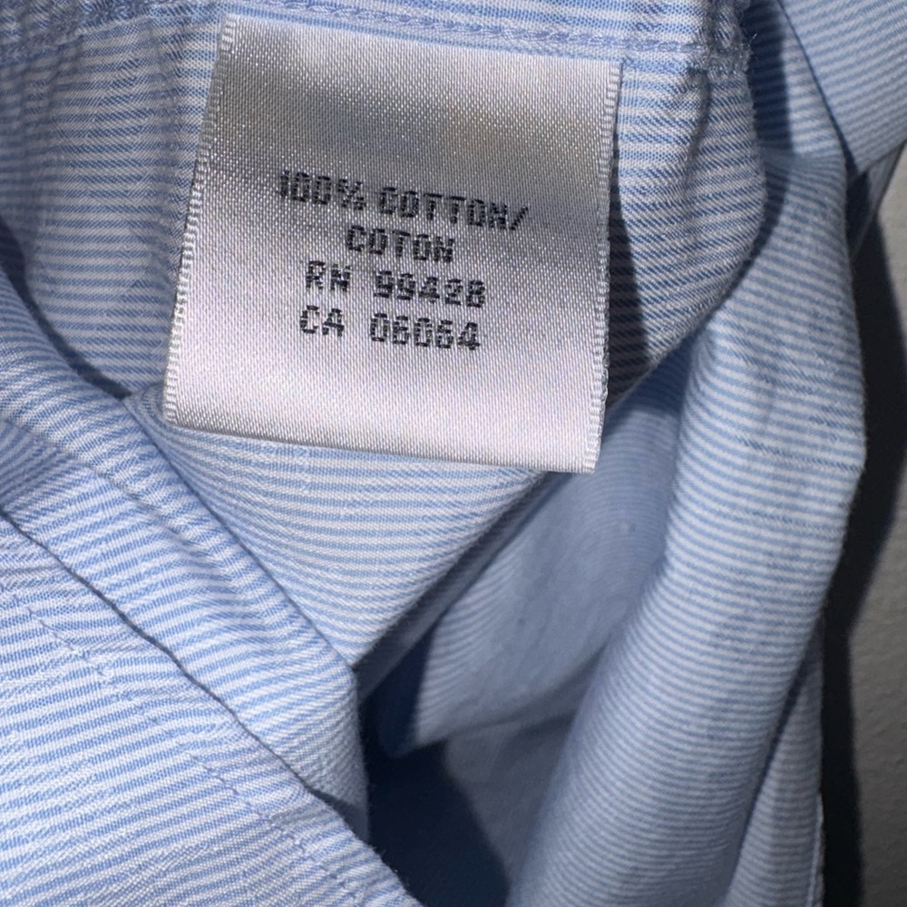 Bugatchi Uomo Light Blue Patterned Long Sleeve Bu… - image 6